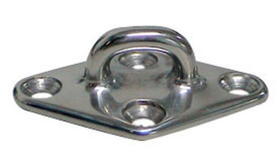 Серьга с ромбовидным основанием "Мореман", 50X26 мм (10248023)