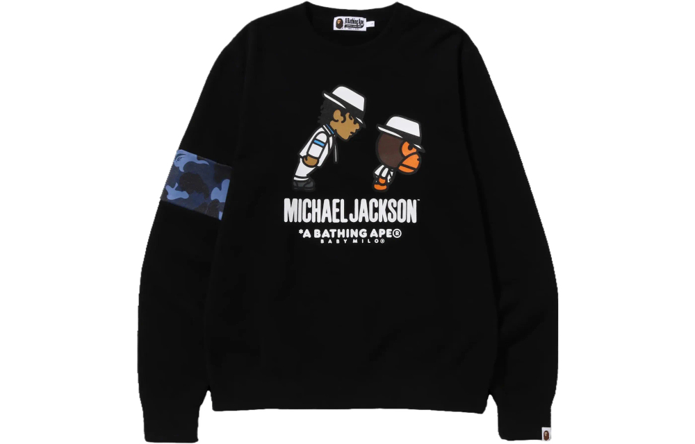 A Bathing Ape X Michael Jackson Baby Milo Crewneck