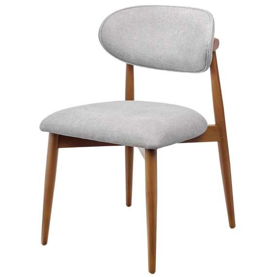 Стул Mod, орех, серый