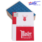 Мел бильярдный "Master" Blue 144шт.
