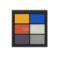 Палетка теней для век 6 оттенков Makeover Paris Pro Eyeshadow Palette 6 Color Love In Casablanca