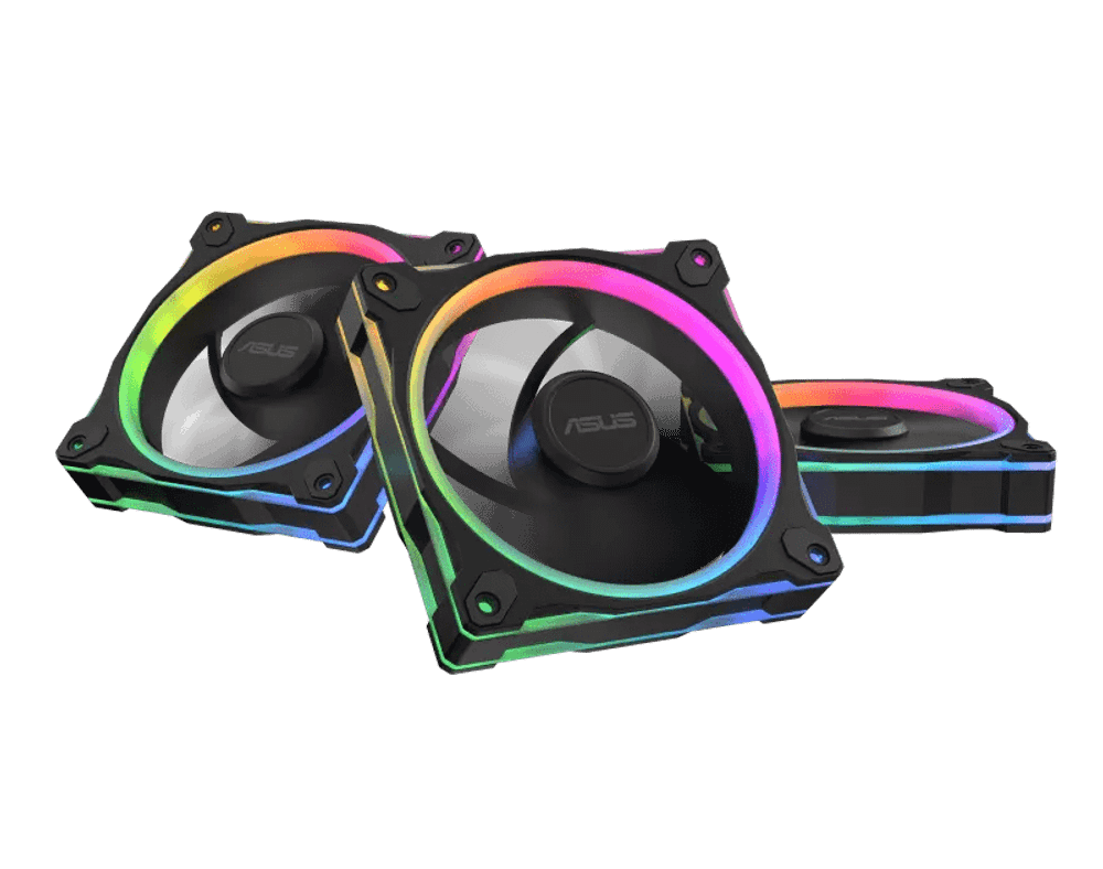 Вентилятор для корпуса ASUS PRIME MR120 FAN ARGB REVERSE BLACK 3IN1 120x120x28 MR120-1R/BK/3 IN 1//