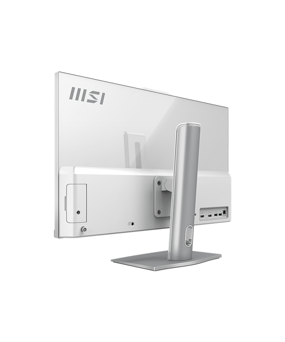 Моноблок MSI Modern AM272P 1M AiO 27" FHD (1920x1080)IPS AG Non-touch, Core i3-100U (1.2GHz), 16GB DDR5(2x8GB),512GB SSD M.2,Intel UHD,WiFi,BT,camera,WirelessKB&mouse Eng/Rus,NoOS,1y war-ty,White