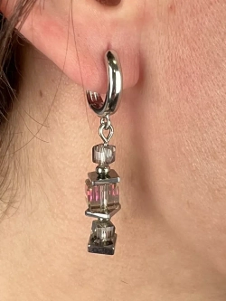 Серьги бижутерия из муранского стекла