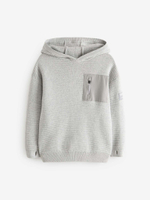 Толстовка с капюшоном для мальчика Next 433-508, Светло-серый