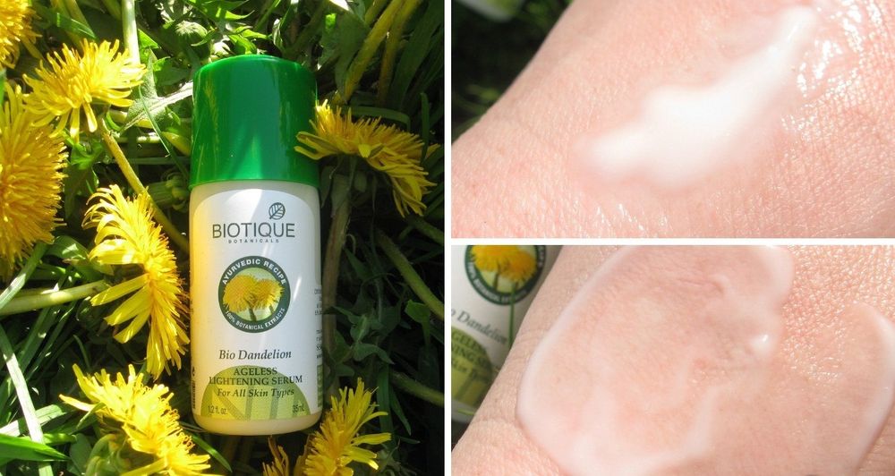 Сыворотка для лица омолаживающая Biotique Bio dandelion, 35 мл