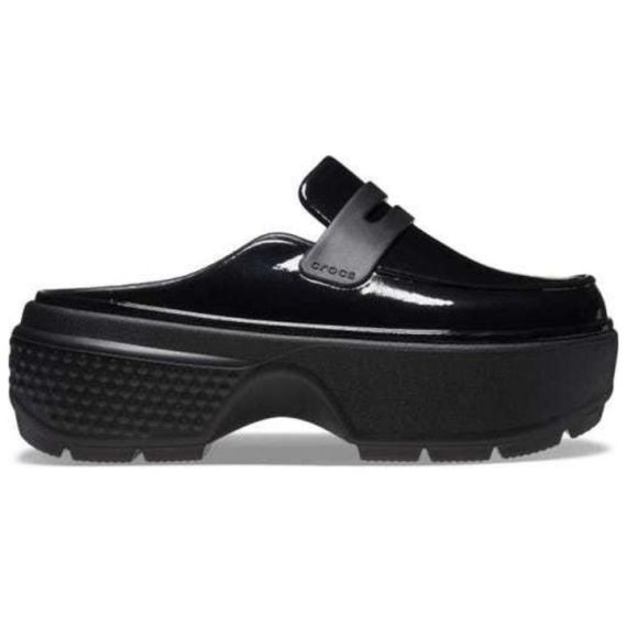 Crocs Stomp High Shine Loafer 'Black'