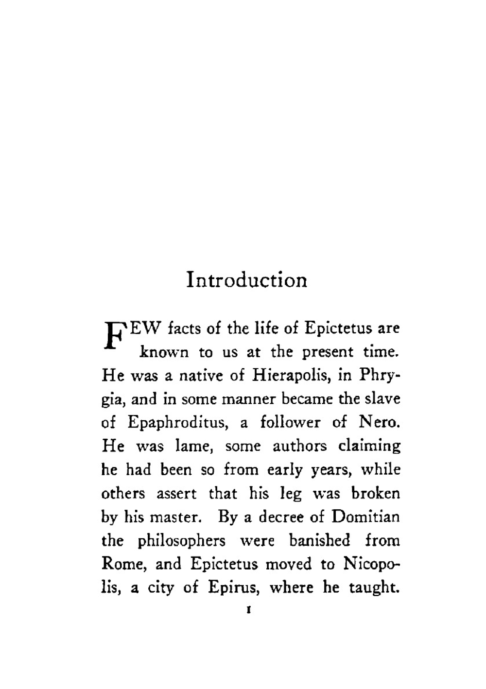 Discourse of Epictetus. Selections | Epictetus