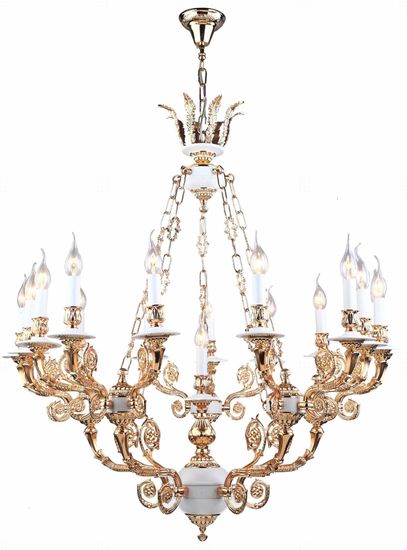 7024/16 FG+WT (1) Люстра Veneto Luce