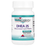 Nutricology, DHEA 25, 60 делимых таблеток