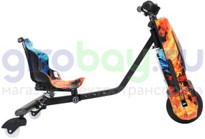 Электро Дрифт-карт IKINGI Drift Cart P2 250W (36V/4.4Ah) - Огонь и Лёд фото №6