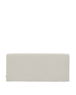 Изголовье Valma из жемчужного шенилла со съемным чехлом для кровати 160 x 200 см