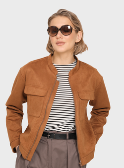 Бомбер женски АЛЕКСА (Коричнево-рыжий)