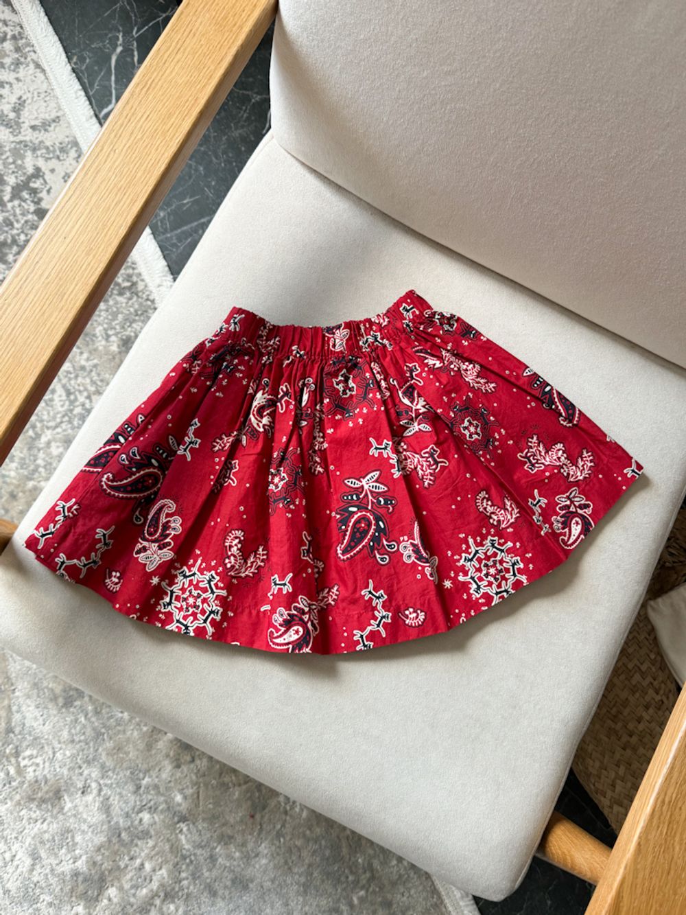 Новая хлопковая юбка Petit Bateau, 98