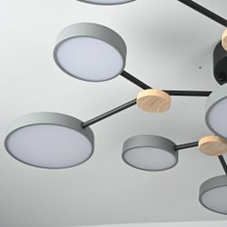 Потолочная Люстра Gamma D102 Grey By Imperiumloft