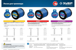 Леска для триммера Профессионал износостойкая (2.0 мм; 15 м; витой квадрат) ЗУБР 71030-2.0