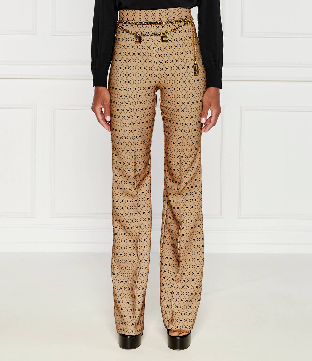 Чиносы Elisabetta Franchi - бежевый(PAS3546E2)