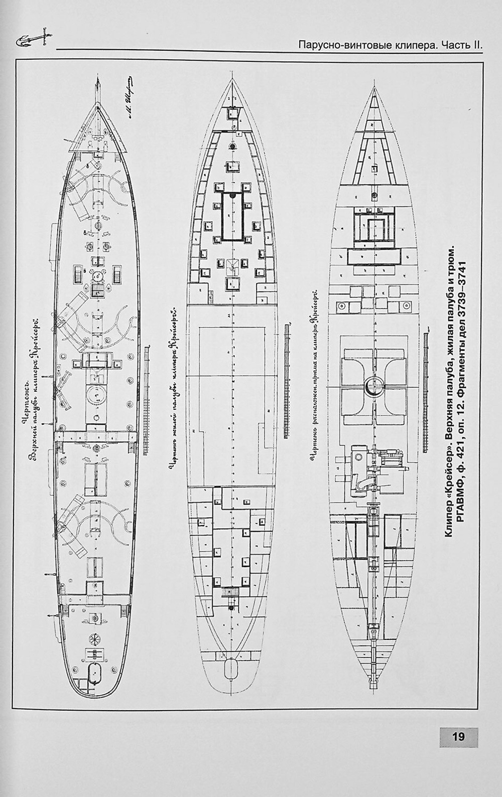 Парусно-винтовые клипера. Часть II (1871-1925 гг.). Клипера типа "Крейсер"