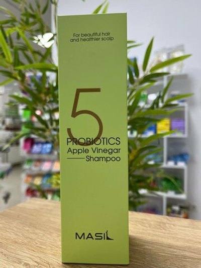 Masil Бессульфатный шампунь от перхоти с яблочным уксусом 5 Probiotics apple vinegar shampoo, 300 мл
