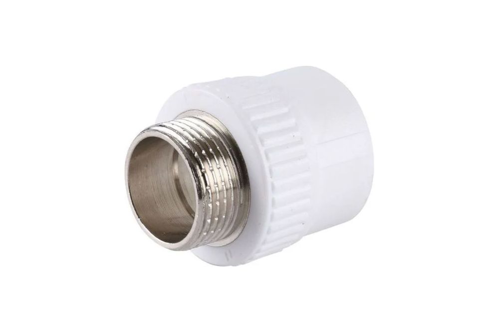 Муфта РР комб. 25*1&quot; нар. белый (Damento)