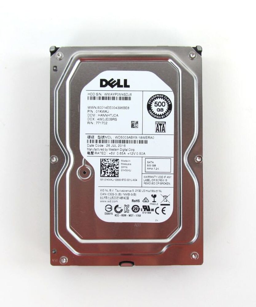 Жесткий диск Western Digital RE4 500GB 7.2k SATA WD5003ABYX