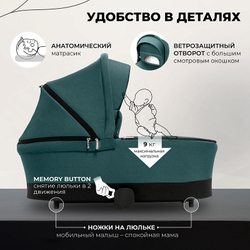 Детская коляска Sweet Baby Stella 2 в 1 427304, Green