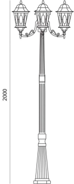 Парковый светильник Feron РИМ 11326