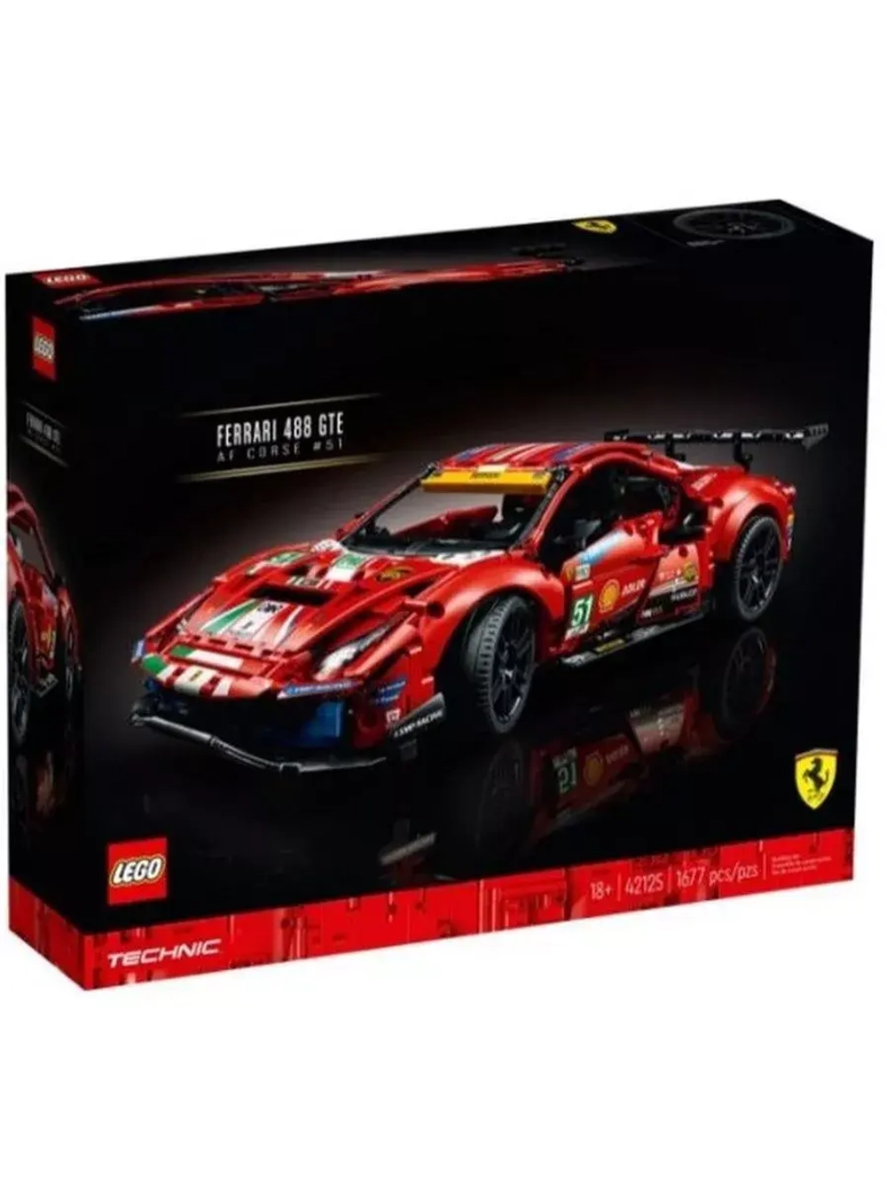 Лего Техник 42125 Ferrari 488 GTE AF Corse 51