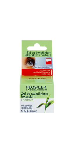 FlosLek Laboratorium Eye Care - гель для области вокруг глаз со скайлайтом и зеленым чаем /   10  g  / GTIN 5905043000084
