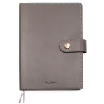 Ежедневник недатированный Deli А5, 240 страниц, кожзам, на кнопке, ассорти