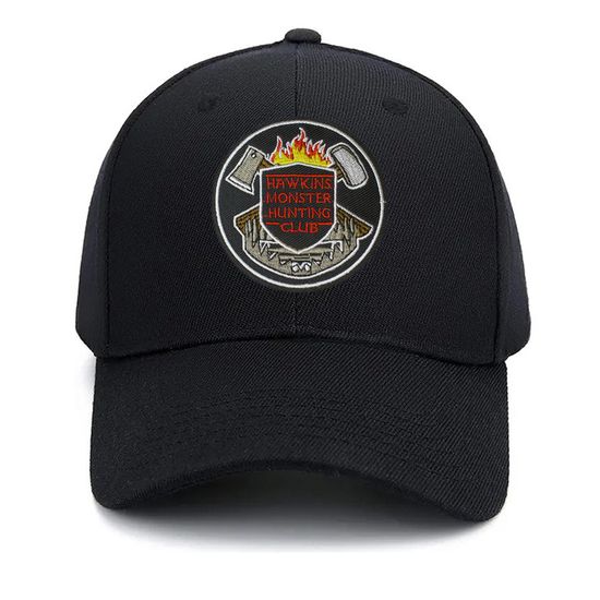 Нашивка термоаппликация на одежду и на рюкзак. Hawkins Monster Hunting Club