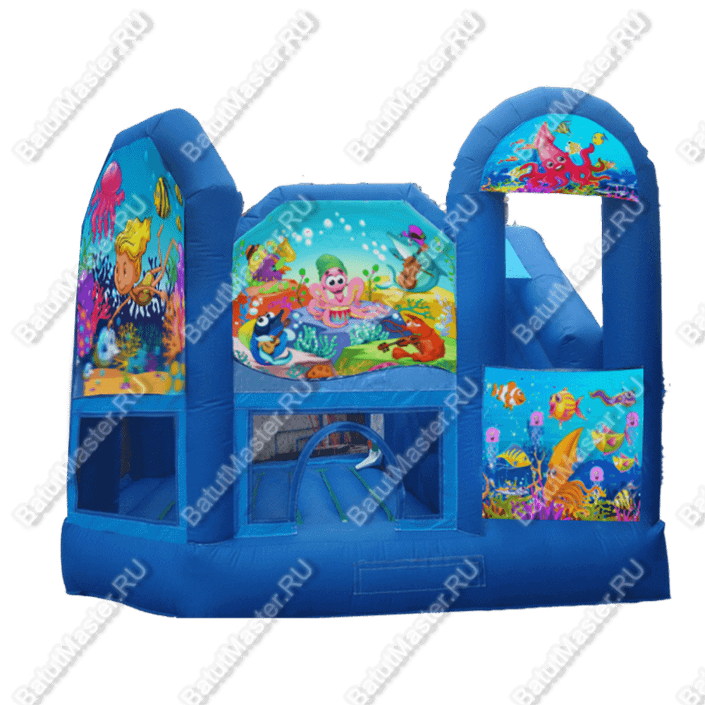 Коммерческий надувной батут "Музыка моря"