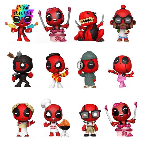 Фигурка Funko Mystery Minis Marvel Deadpool 30th 1 штука в ассортименте (из 12) 55210