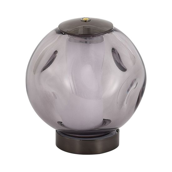 SL6520.404.01 Прикроватная лампа ST-Luce черный жемчуг/прозрачно-дымчатый LED 1*5W 4000K HELMI