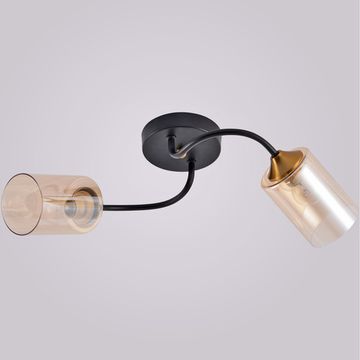 01608-0.3-02 BK+BRASS светильник потолочный