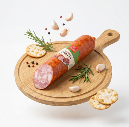 Колбаса Свиная п/к 240г, Новгородский Бекон