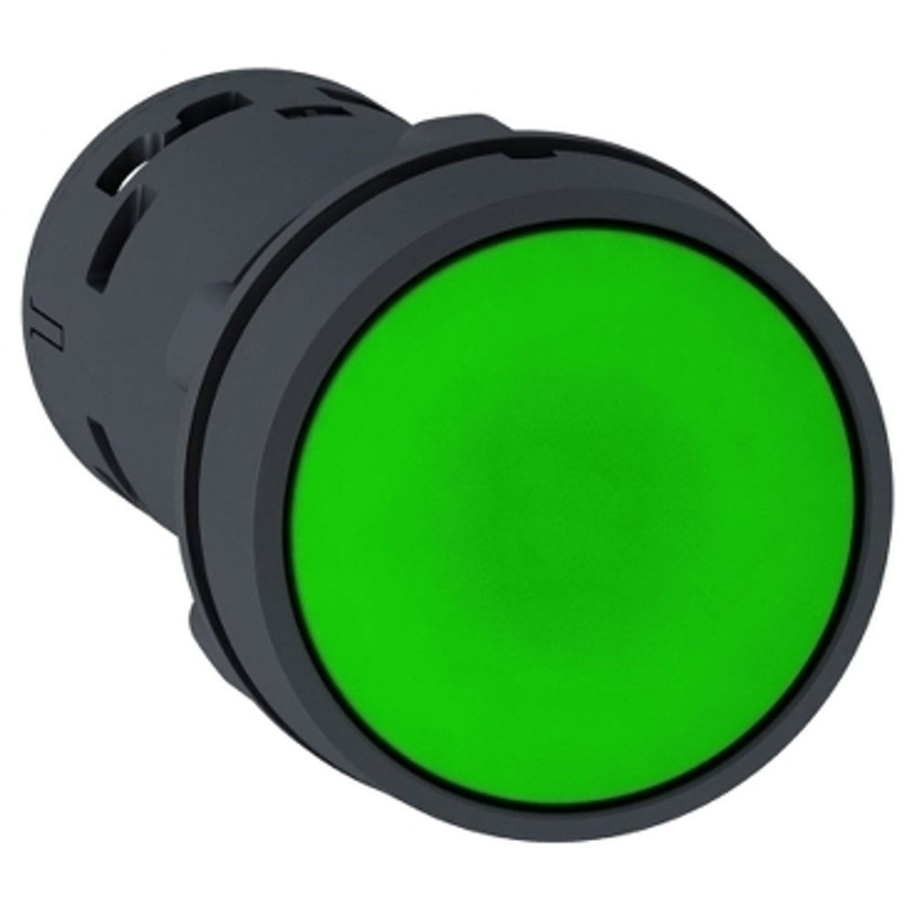 Кнопка XB7NA31 22мм зелён. с возвратом 1H0