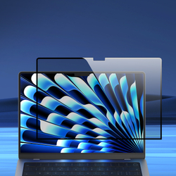 Защитная пленка анти-шпион для экрана ноутбука MacBook Air 15.3 (2023, 2024-2025) от от Dux Ducis, серия Leno Series Privacy Film