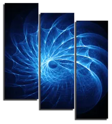 Модульная картина "Свечение бездны"