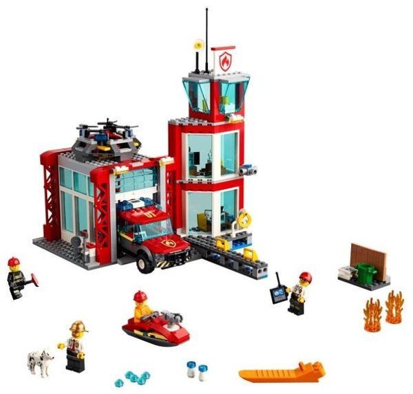 Конструктор LEGO City 60215 Пожарное депо
