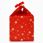 Коробка для сладостей «С Новым годом», снегирь, 10 х 18 х 14 см