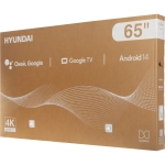 Телевизор Hyundai H-LED65BU7011 65" 4K Ultra HD LED Smart Google TV Frameless черный