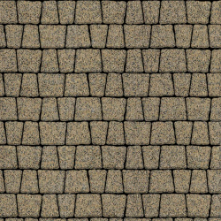 Тротуарная плитка АНТИК Б.3.А.6, комплект из 5 видов плит Гранит+ Желтый с черным