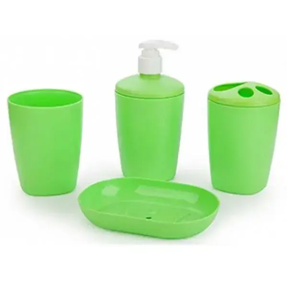 Набор аксессуаров для ванной комнаты Aqua (салатный)