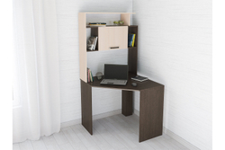 Стол компьютерный Квартет-12, венге/дуб молочный