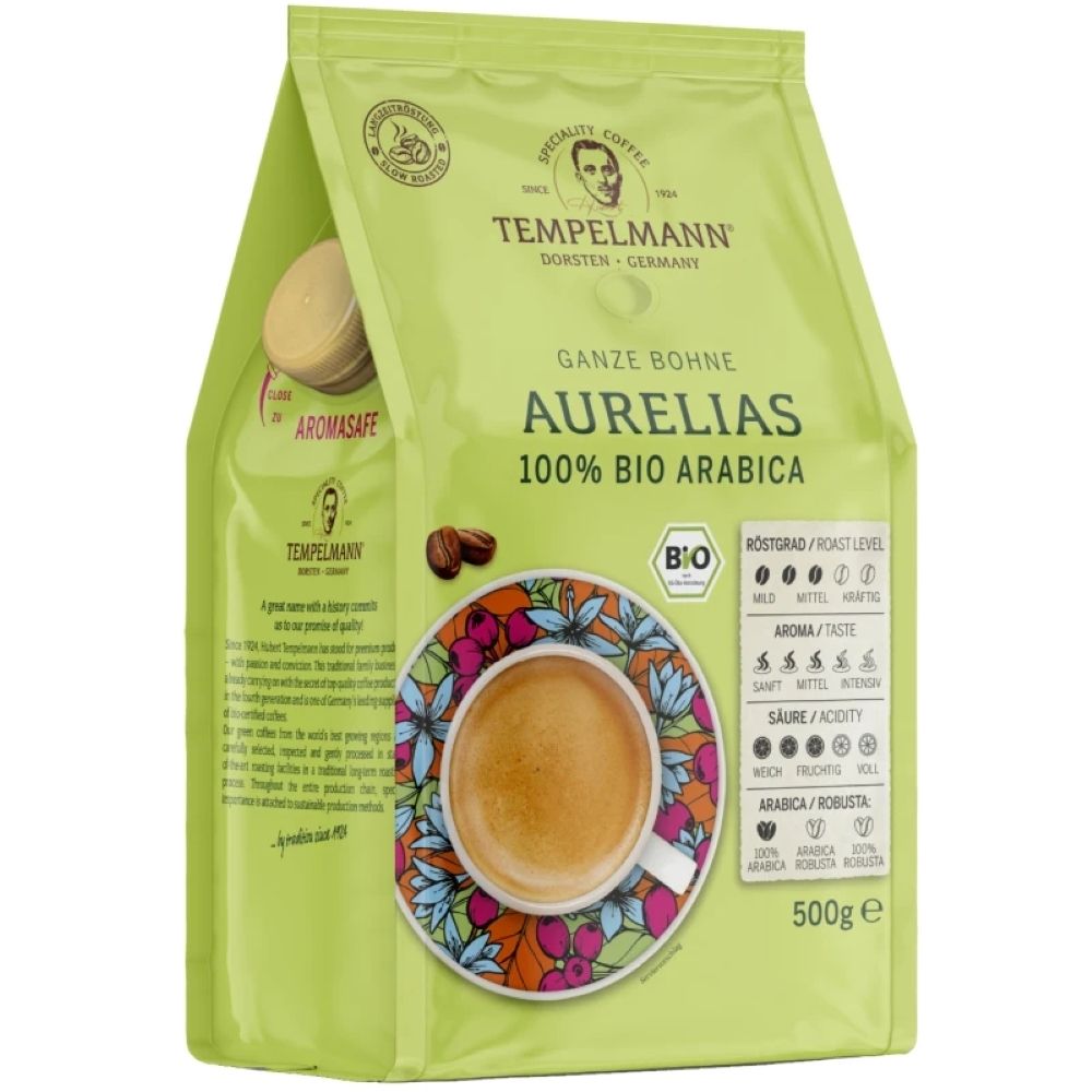 Кофе в зернах Tеmpelmann Aurelias 500 г