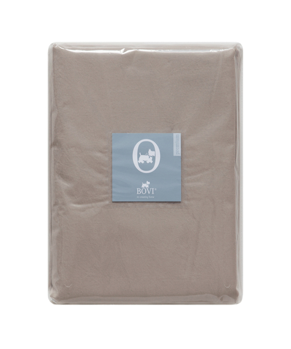 Простыня на резинке 180х200х30 Bovi Soft Sateen бежевая