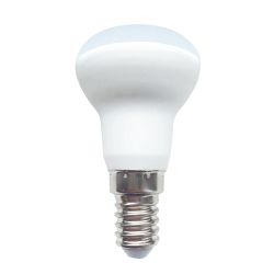 LED-R50-5W-4000K-E14-FR-SLS Лампа светодиодная. Форма Рефлектор. матовая. Белый свет 4000K. ТМ Volpe