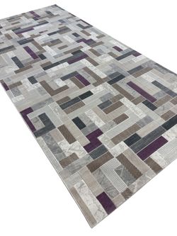 Ковер Platinium 36622A Grey/Lila Прямоугольник