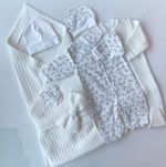 Комплект на выписку "Малышки" белый (7 пр.) - лето